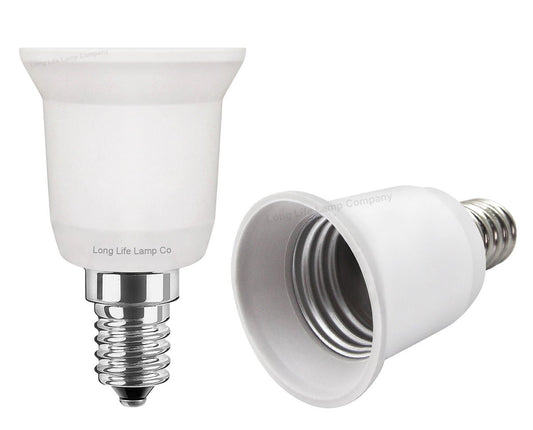 E14 to E27 Light Bulb Base Socket Converter Adaptor - Energy Light Bulbs - Free delivery on all orders