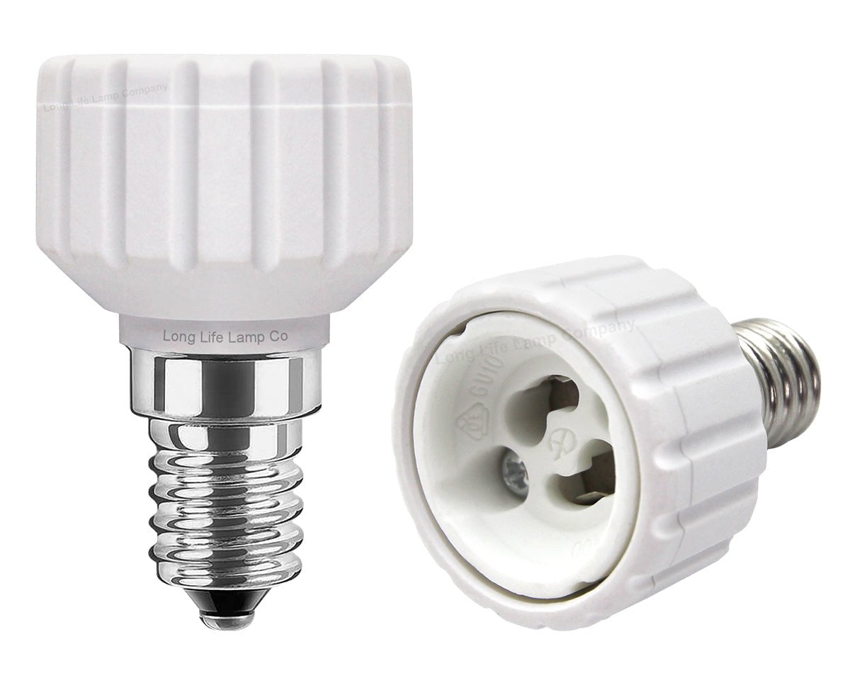 E14 to GU10 Light Bulb Base Socket Converter Adaptor - Energy Light Bulbs - Free delivery on all orders
