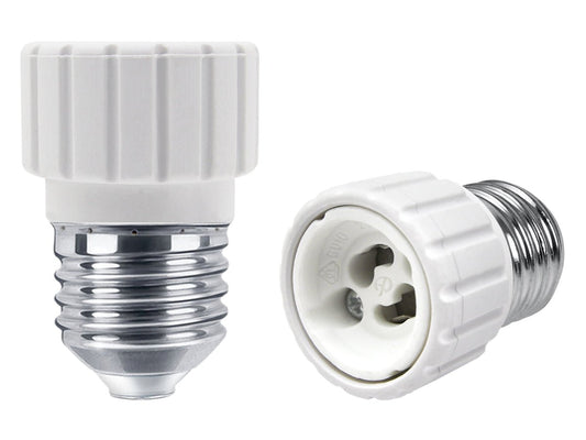 E27 to GU10 Lamp Light Bulb Base Socket Converter Adaptor - Energy Light Bulbs - Free delivery on all orders