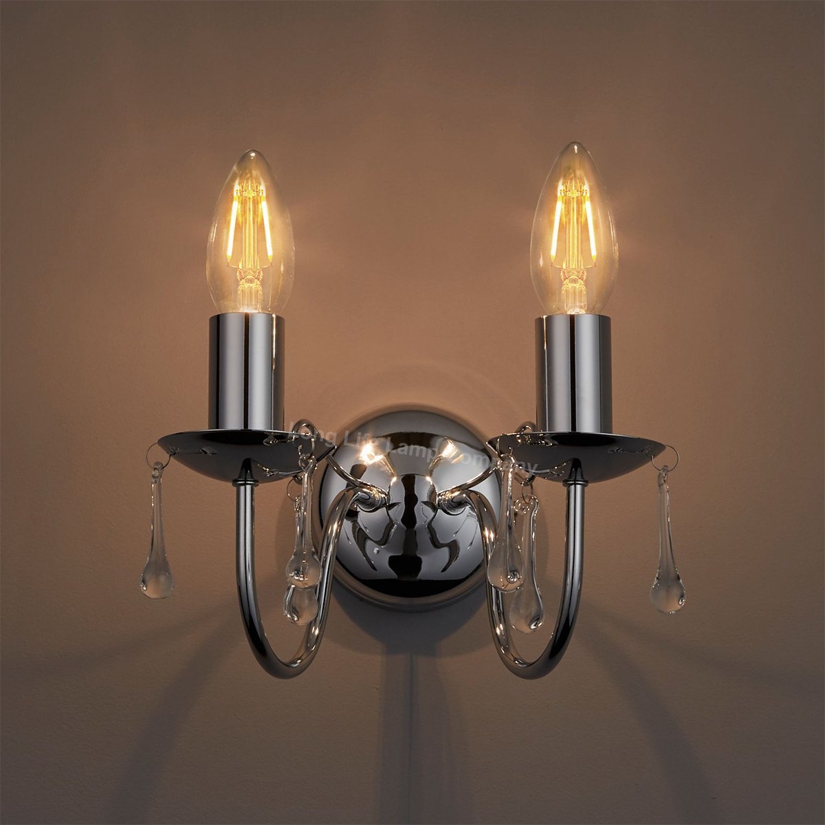 Filament Vintage 2w LED Candle Light Bulb B15 Small Bayonet Clear Glass - Energy Light Bulbs - Free delivery on all orders