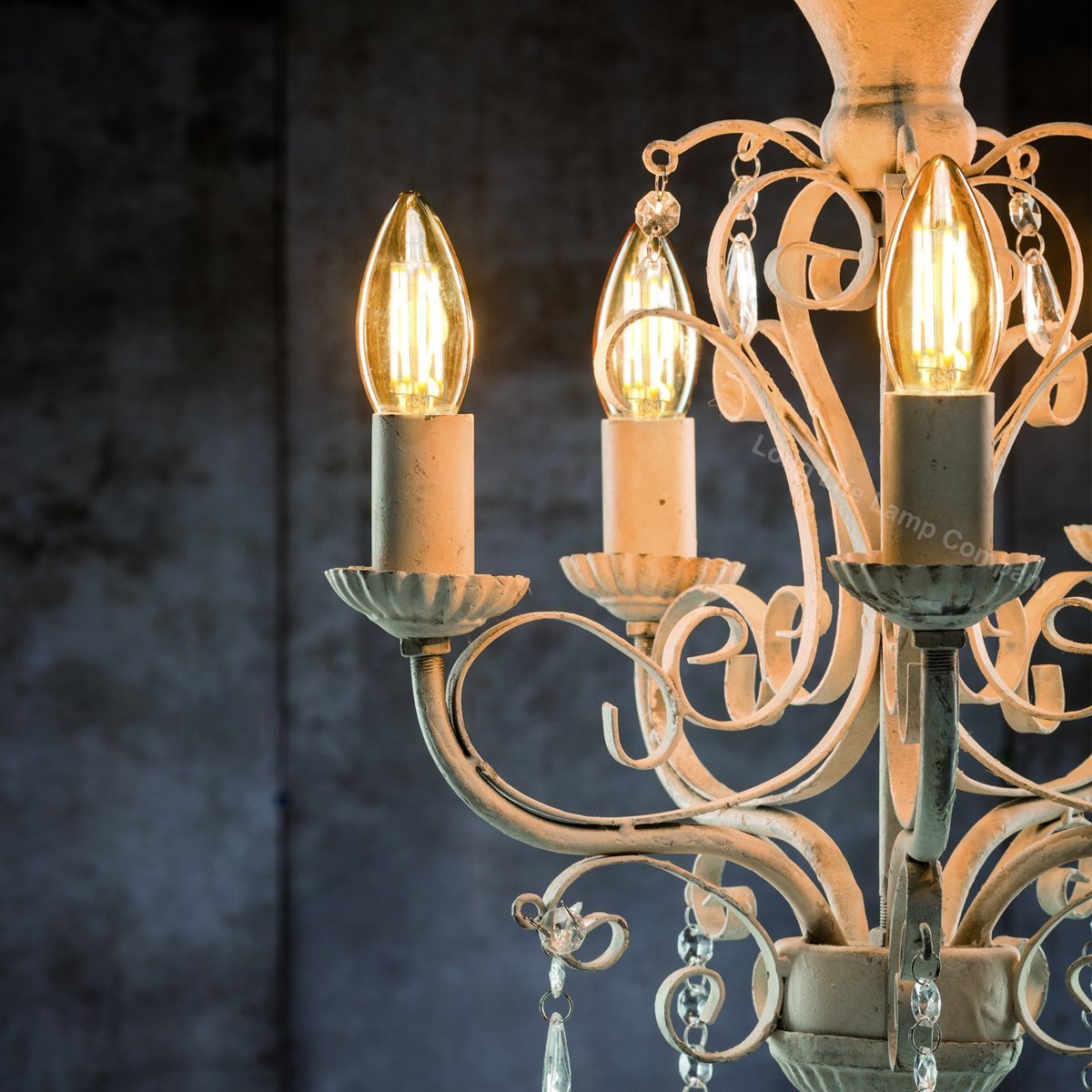 Filament Vintage 4w LED Candle Light Bulb B15 Small Bayonet Clear Glass - Energy Light Bulbs - Free delivery on all orders