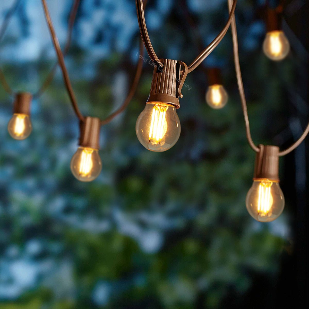 Filament Vintage 4w LED Golf Ball Light Bulb E14 SES Clear Glass - Energy Light Bulbs - Free delivery on all orders