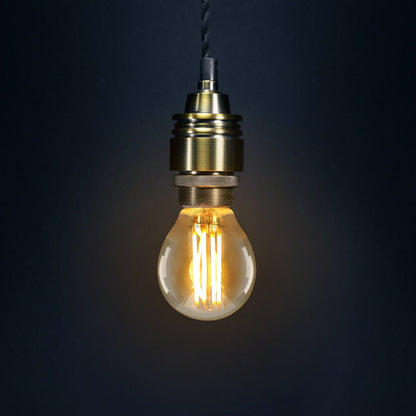 Filament Vintage 4w LED Golf Ball Light Bulb E14 SES Clear Glass - Energy Light Bulbs - Free delivery on all orders