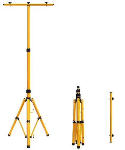 Floodlight Tripod Stand for Job Site Lighting Double Head - Energy Light Bulbs - Free delivery on all orders
