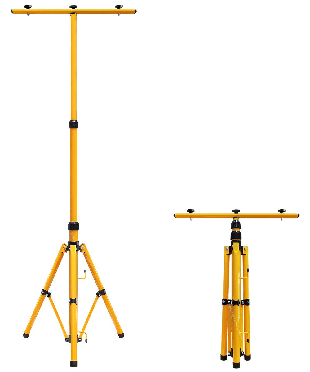 Floodlight Tripod Stand for Job Site Lighting Double Head - Energy Light Bulbs - Free delivery on all orders