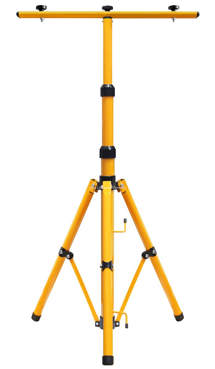 Floodlight Tripod Stand for Job Site Lighting Double Head - Energy Light Bulbs - Free delivery on all orders