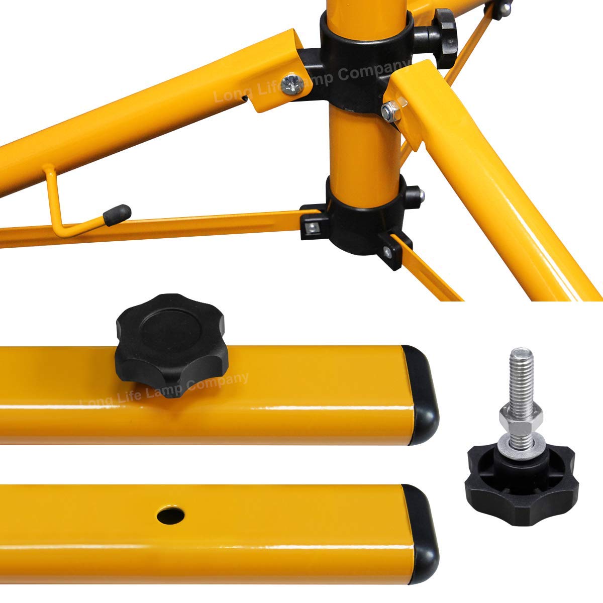 Floodlight Tripod Stand for Job Site Lighting Double Head - Energy Light Bulbs - Free delivery on all orders