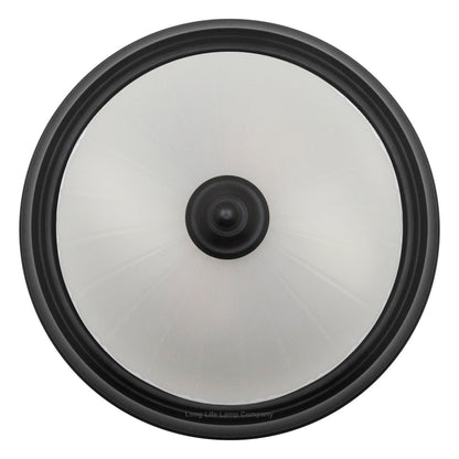Flush Fitting Black Ceiling Light Frosted Glass Dome Shade Metal Surround IP44 - Energy Light Bulbs - Free delivery on all orders