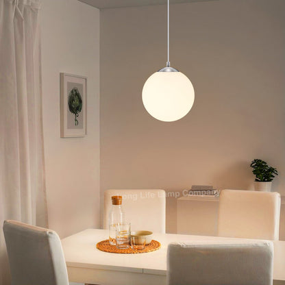 Frosted Glass Globe Ceiling Pendant Light M0199 - Energy Light Bulbs - Free delivery on all orders