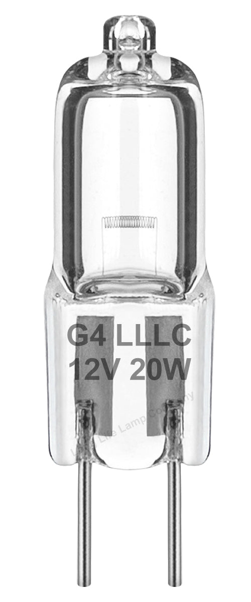 G4 20W Clear Halogen Capsule Bulb 12V Dimmable Pack - 5 Pack or 10 Pack