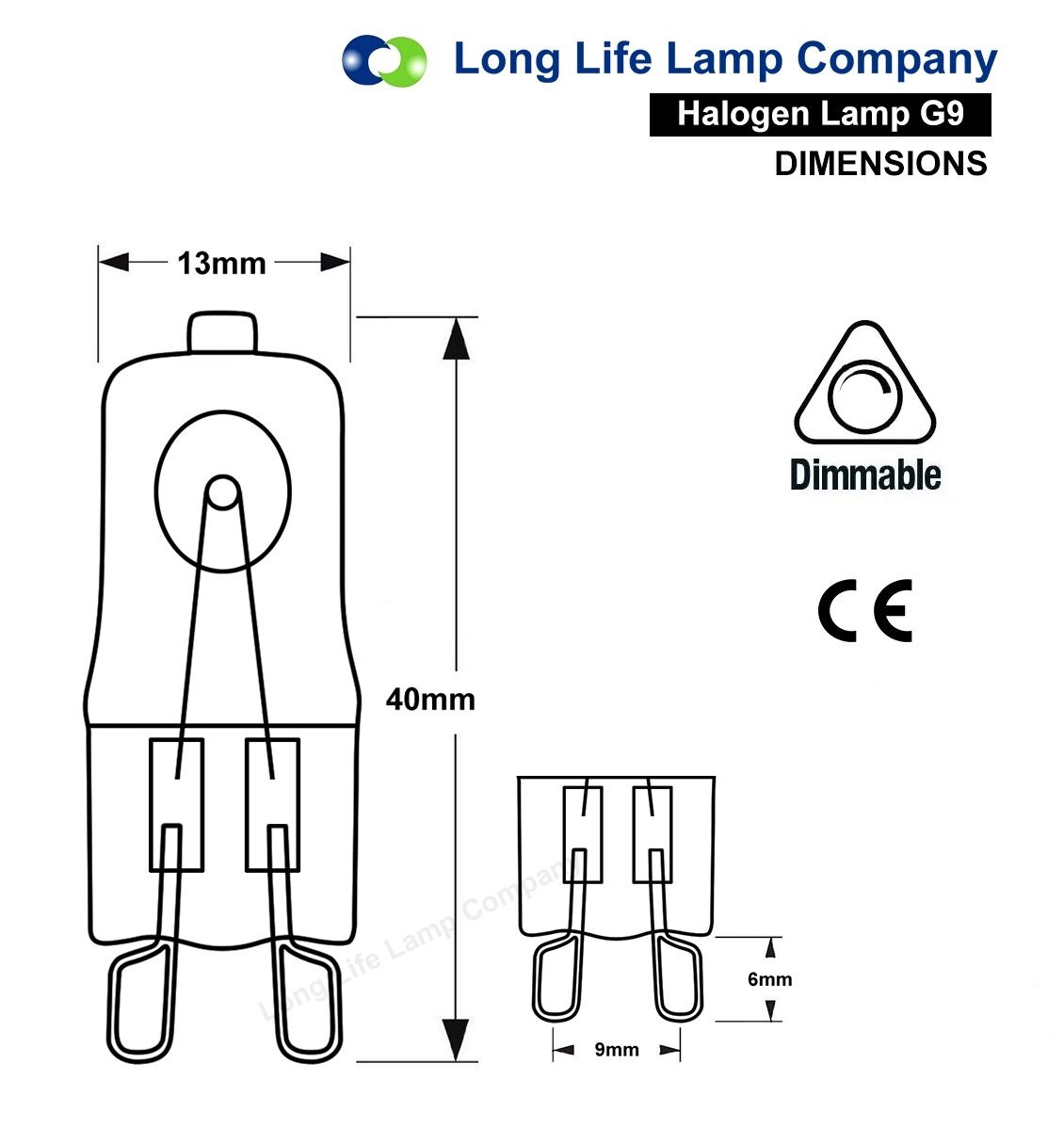 G9 Halogen 60w Frosted - Energy Light Bulbs - Free delivery on all orders