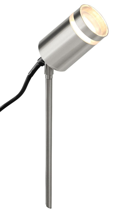 Garden Outdoor Spike Light Stainless Steel Clear Diffuser IP65 Ground Pathway Lighting 240v - Energy Light Bulbs - Free delivery on all orders