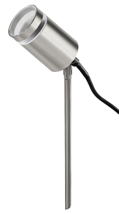 Garden Outdoor Spike Light Stainless Steel Clear Diffuser IP65 Ground Pathway Lighting 240v - Energy Light Bulbs - Free delivery on all orders