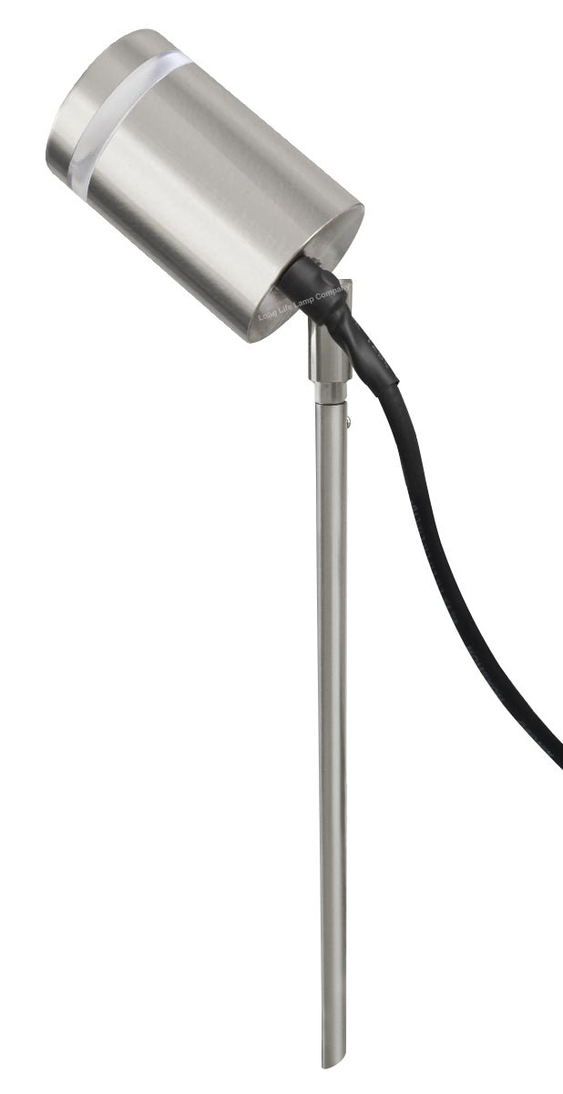 Garden Outdoor Spike Light Stainless Steel Clear Diffuser IP65 Ground Pathway Lighting 240v - Energy Light Bulbs - Free delivery on all orders