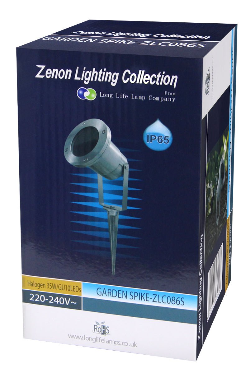 Garden Spike Light Outdoor Ground Spike Light IP65 Adjustable Head - Energy Light Bulbs - Free delivery on all orders