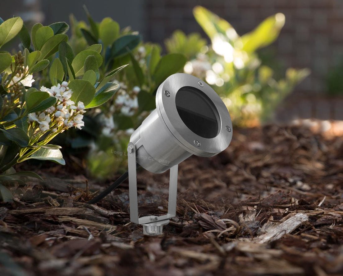 Garden Spike Light Outdoor Ground Spike Light IP65 Adjustable Head - Energy Light Bulbs - Free delivery on all orders