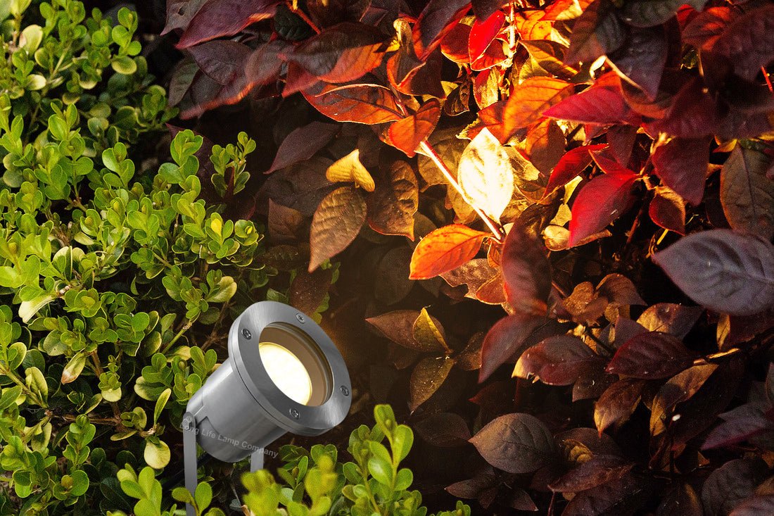 Garden Spike Light Outdoor Ground Spike Light IP65 Adjustable Head - Energy Light Bulbs - Free delivery on all orders