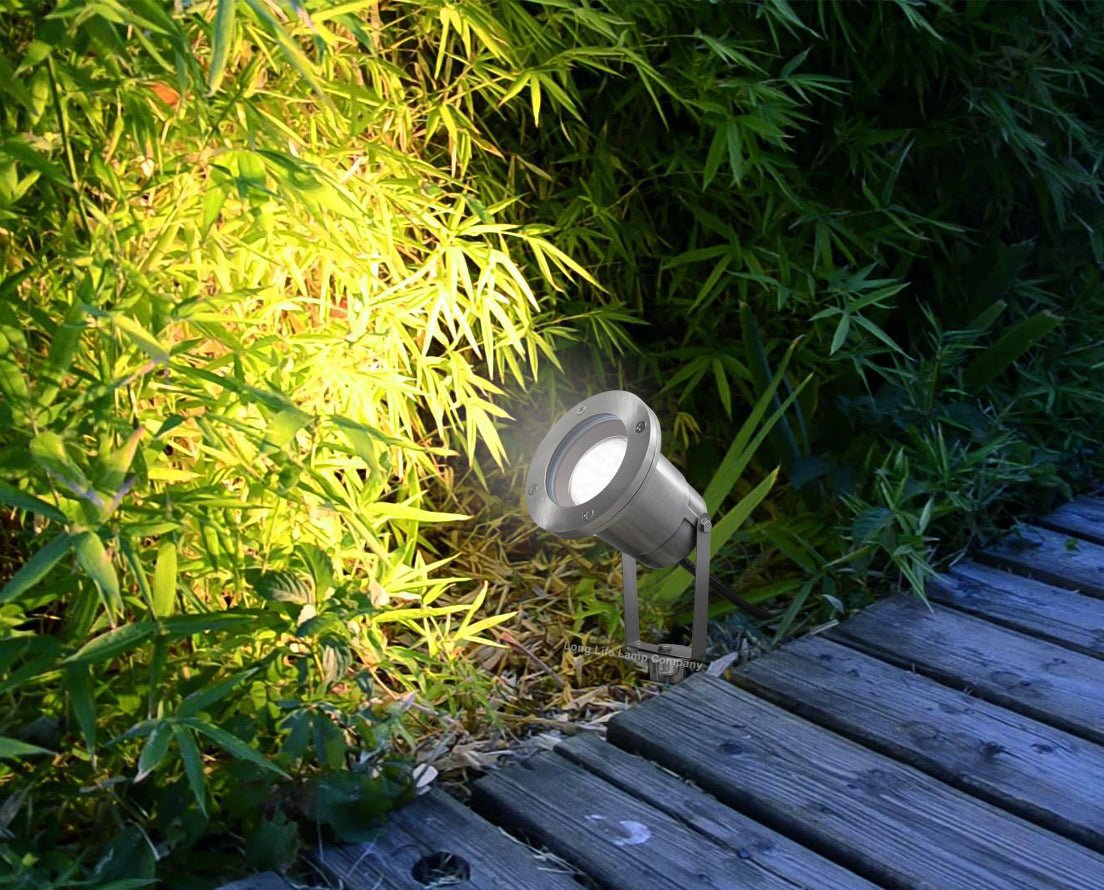 Garden Spike Light Outdoor Ground Spike Light IP65 Adjustable Head - Energy Light Bulbs - Free delivery on all orders