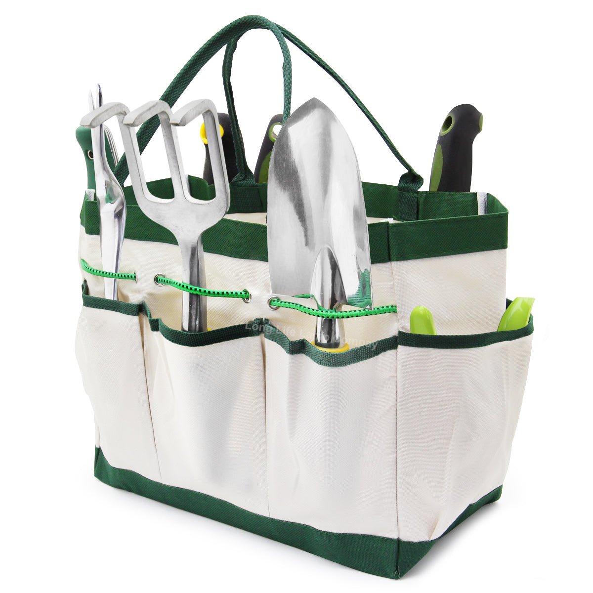 Garden Tool Bag Organizer Heavy Duty 8 Pocket Gardening Hand Tool Storage GTB02 - Energy Light Bulbs - Free delivery on all orders