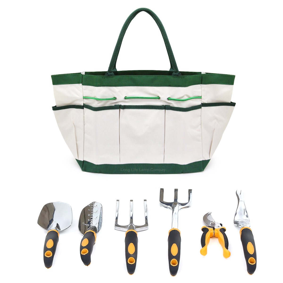 Garden Tool Bag Organizer Heavy Duty 8 Pocket Gardening Hand Tool Storage GTB02 - Energy Light Bulbs - Free delivery on all orders