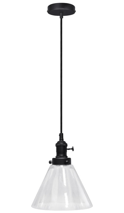 Glass Ceiling Lamp Shade Pendant Light with ST58 LED 4w E27 - Energy Light Bulbs - Free delivery on all orders