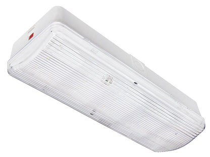 Glass Emergency LED Light Bulkhead with Green Man Fire Exit Sleeve Celling or Wall Mount - Energy Light Bulbs - Free delivery on all orders