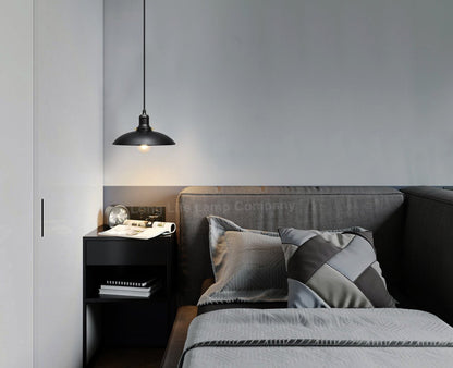 Hanging Ceiling Pendant Lampshade Black Metal - Energy Light Bulbs - Free delivery on all orders