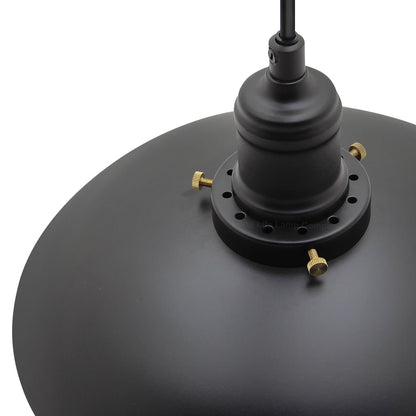 Hanging Ceiling Pendant Lampshade Black Metal - Energy Light Bulbs - Free delivery on all orders