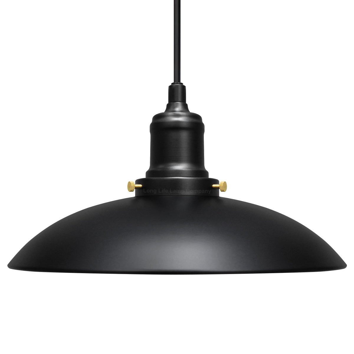 Hanging Ceiling Pendant Lampshade Black Metal - Energy Light Bulbs - Free delivery on all orders