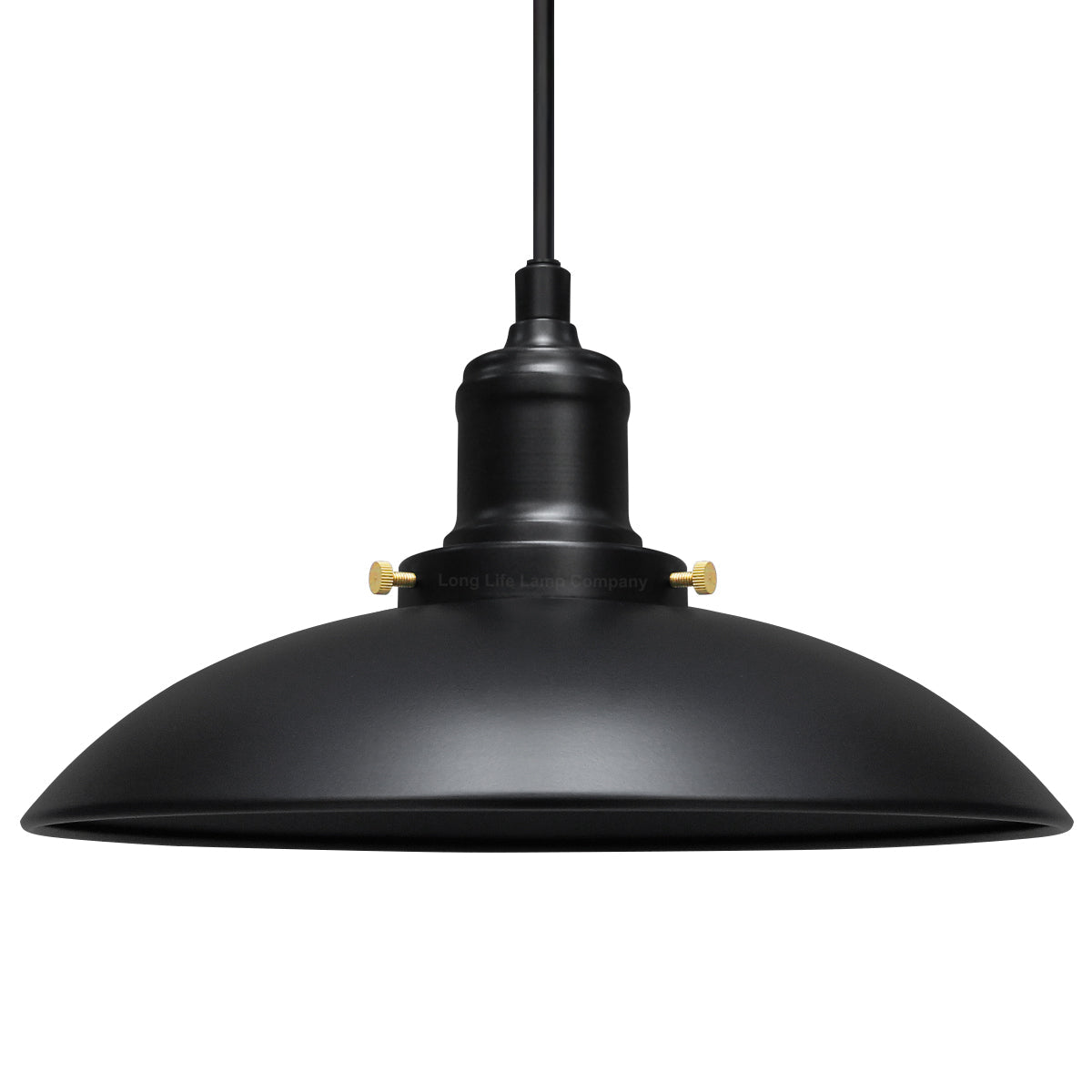 Hanging Ceiling Pendant Lampshade Black Metal - Energy Light Bulbs - Free delivery on all orders