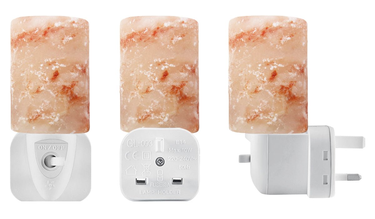Himalayan Salt Rock Lamp Night Light - Energy Light Bulbs - Free delivery on all orders