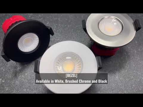 8W Fire Rated Downlights Dimmable White