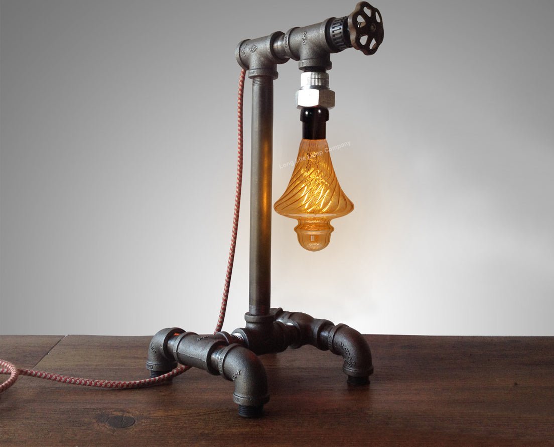 Imperial Vintage LED 2w Filament Light Bulb Swirling Gold Glass E27 Stunning Look Twist Cone - Energy Light Bulbs - Free delivery on all orders