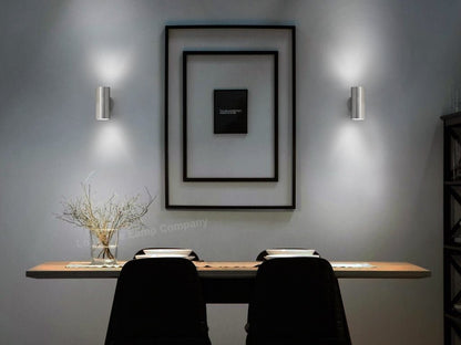 Indoor Wall Light UP/DOWN Stainless Steel Finish IP20 - Energy Light Bulbs - Free delivery on all orders