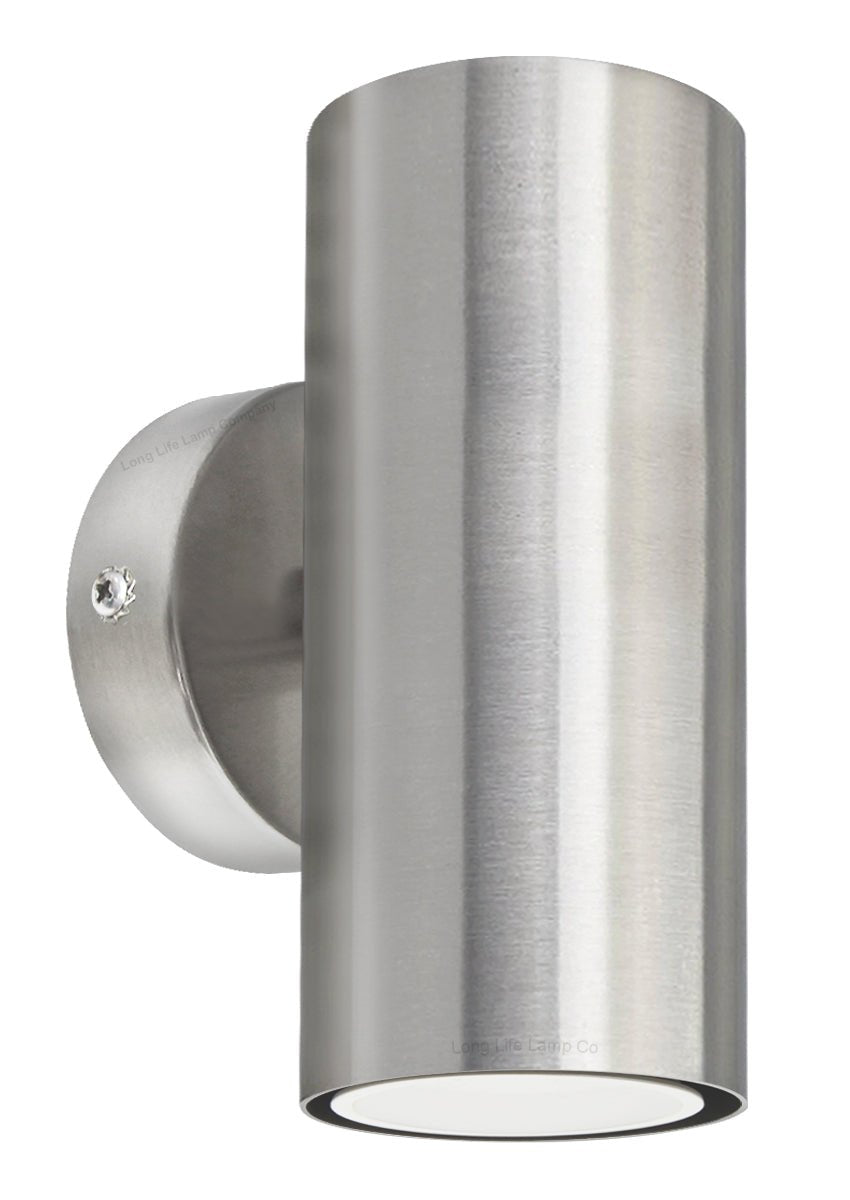Indoor Wall Light UP/DOWN Stainless Steel Finish IP20 - Energy Light Bulbs - Free delivery on all orders