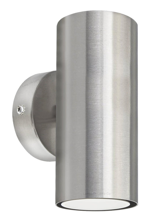 Indoor Wall Light UP/DOWN Stainless Steel Finish IP20 - Energy Light Bulbs - Free delivery on all orders