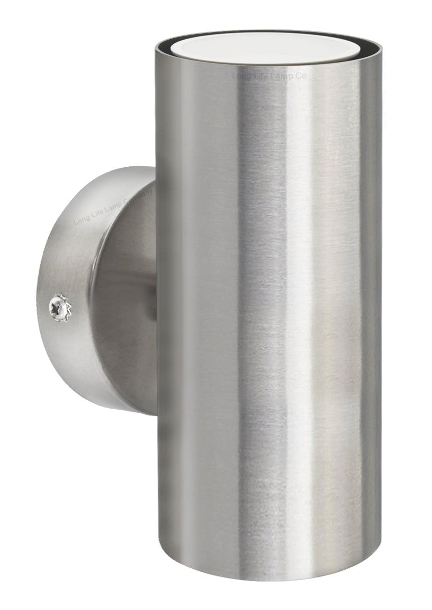 Indoor Wall Light UP/DOWN Stainless Steel Finish IP20 - Energy Light Bulbs - Free delivery on all orders