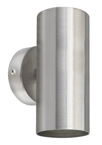 Indoor Wall Light UP/DOWN Stainless Steel Finish IP20 - Energy Light Bulbs - Free delivery on all orders