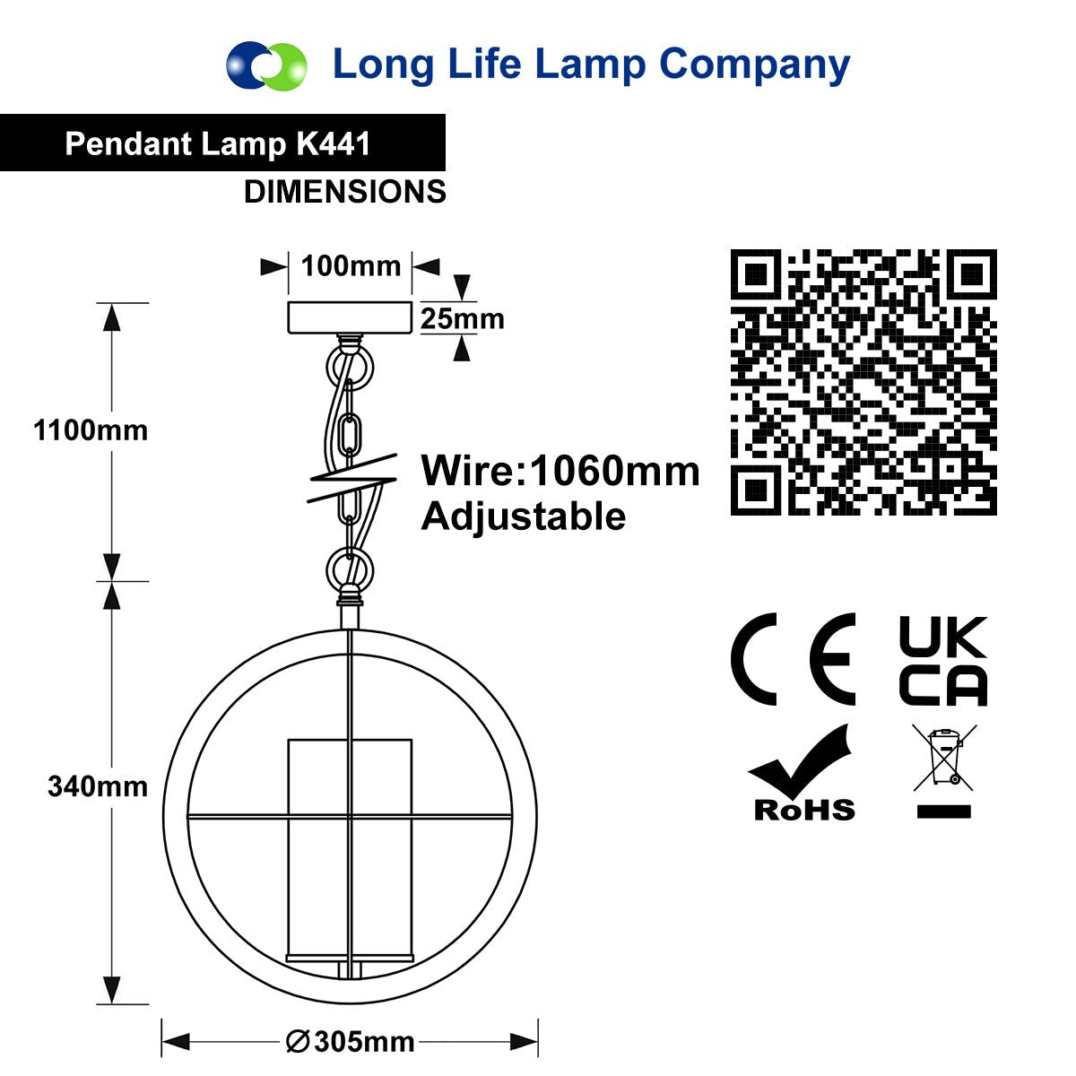 Black metal 3 ring industrial pendant ceiling light with E27 Edison Screw fitting and chain suspension