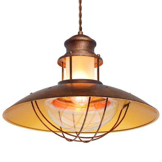 Industrial Ceiling Rustic Pendant Light Caged Lamp Shade Nautical Lantern - Energy Light Bulbs - Free delivery on all orders