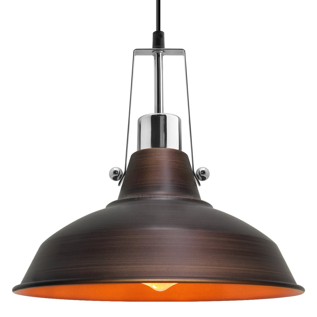 Industrial Retro Barn Pendant Light Metal Lamp Shade - Energy Light Bulbs - Free delivery on all orders