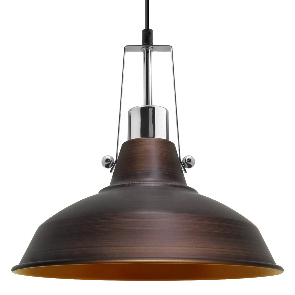 Industrial Retro Barn Pendant Light Metal Lamp Shade - Energy Light Bulbs - Free delivery on all orders