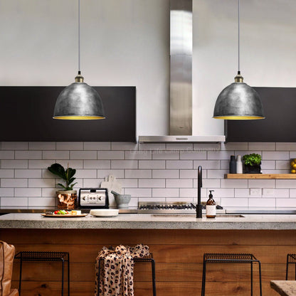 Industrial Vintage Brass Ceiling Pendant Light M0152 - Energy Light Bulbs - Free delivery on all orders