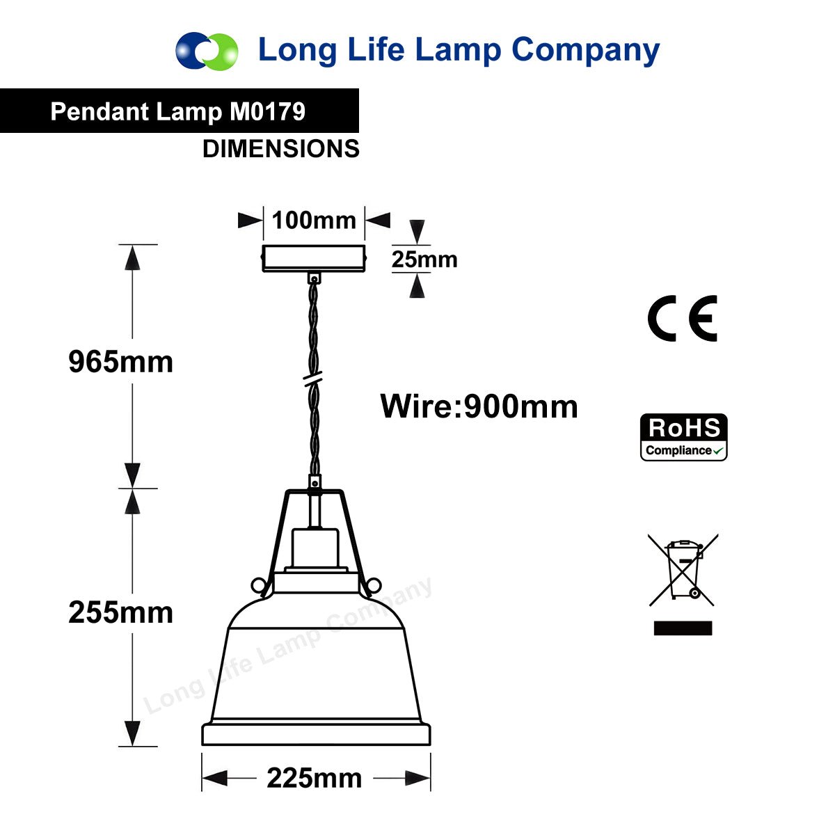 Industrial Vintage Brass Ceiling Pendant Light M0179 - Energy Light Bulbs - Free delivery on all orders
