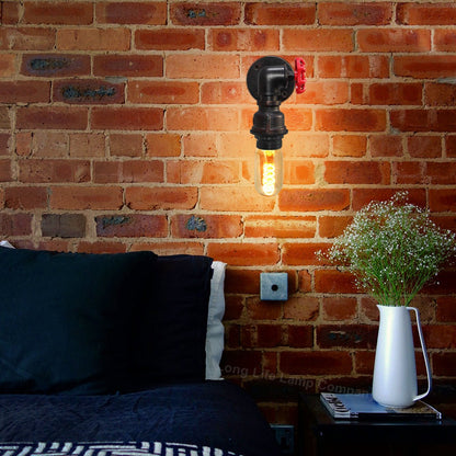 Industrial Water Pipe Wall Light - Energy Light Bulbs - Free delivery on all orders