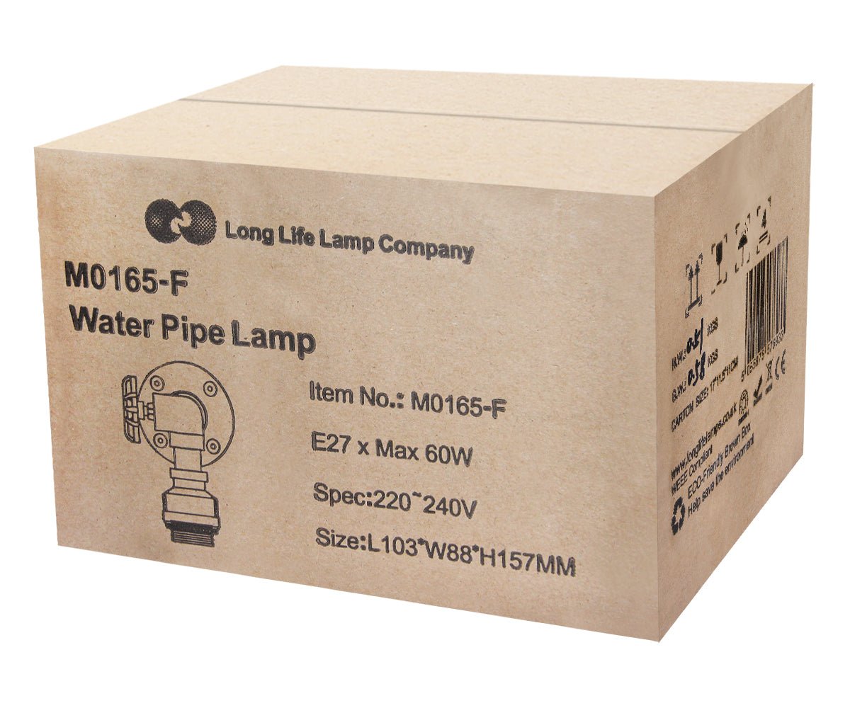 Industrial Water Pipe Wall Light - Energy Light Bulbs - Free delivery on all orders