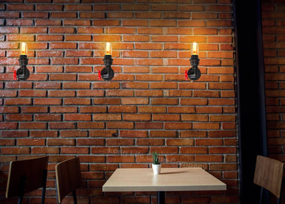 Industrial Water Pipe Wall Light - Energy Light Bulbs - Free delivery on all orders