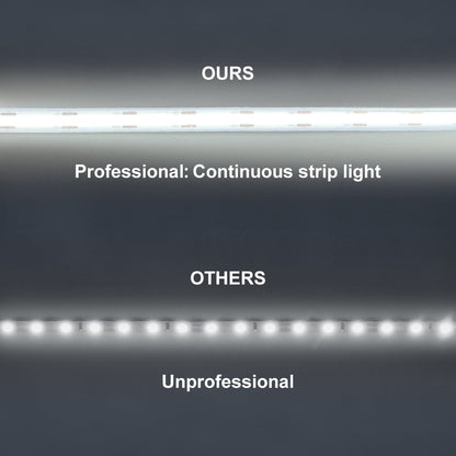 IP65 Water Proof Outdoor & Indoor LED Strip Light Tape Cool White Continuous COB Illumination 5 Metres 12v - Energy Light Bulbs - Free delivery on all orders