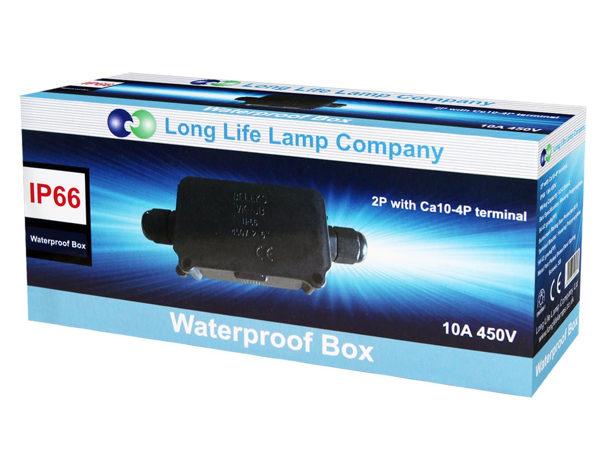 IP66 Outdoor Cable Junction Box Waterproof Connector Sleeve - Energy Light Bulbs - Free delivery on all orders