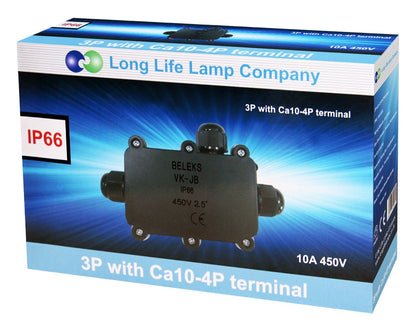 IP66 Outdoor Cable Junction Box Waterproof Connector Sleeve - Energy Light Bulbs - Free delivery on all orders